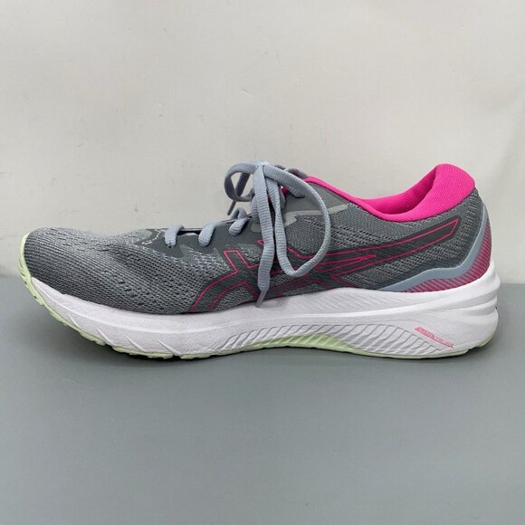 Asics GT 1000 11 Sneakers Shoes Running Athletic Gray Pink Womens 10 Unisex 42 - Picture 12 of 14